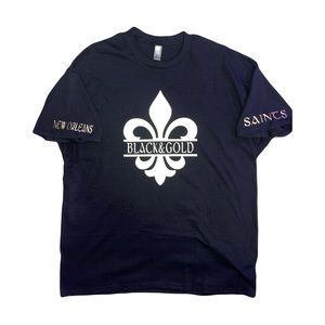 Cotton T-shirt New Orleans Saints inspired